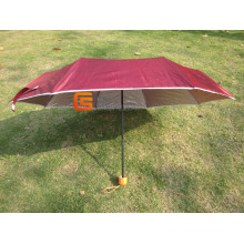 Sliver Coated UV Protection Advertise Umbrella (YSF3071)